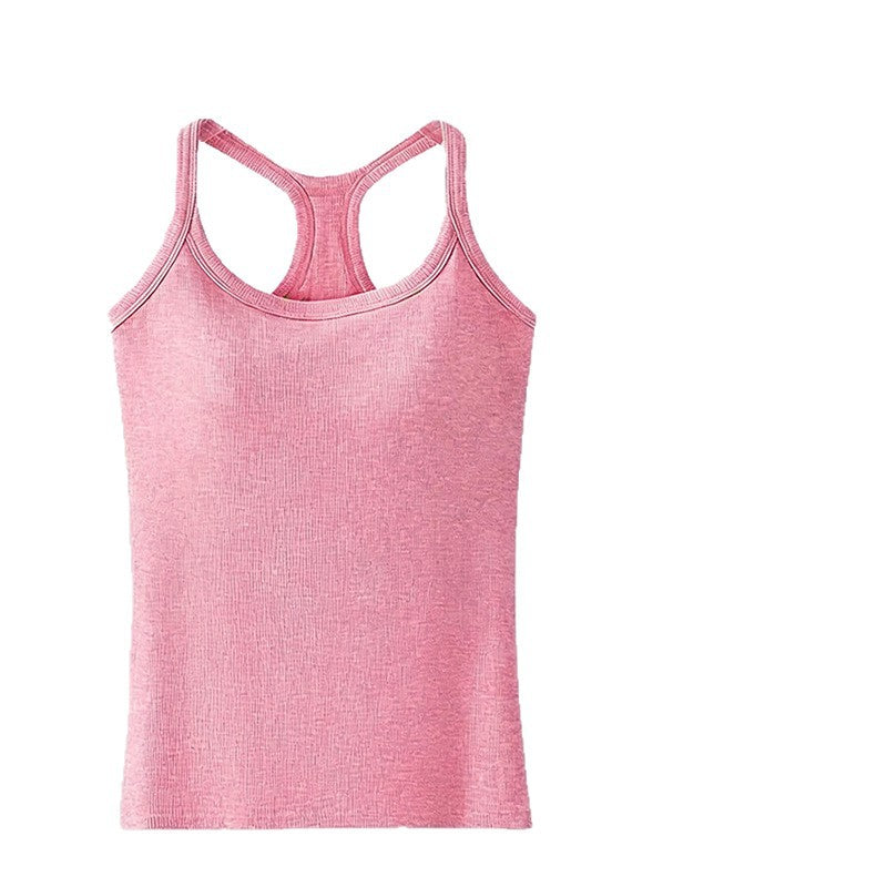 Commerce extérieur avec des tanks côtelés de style Bra