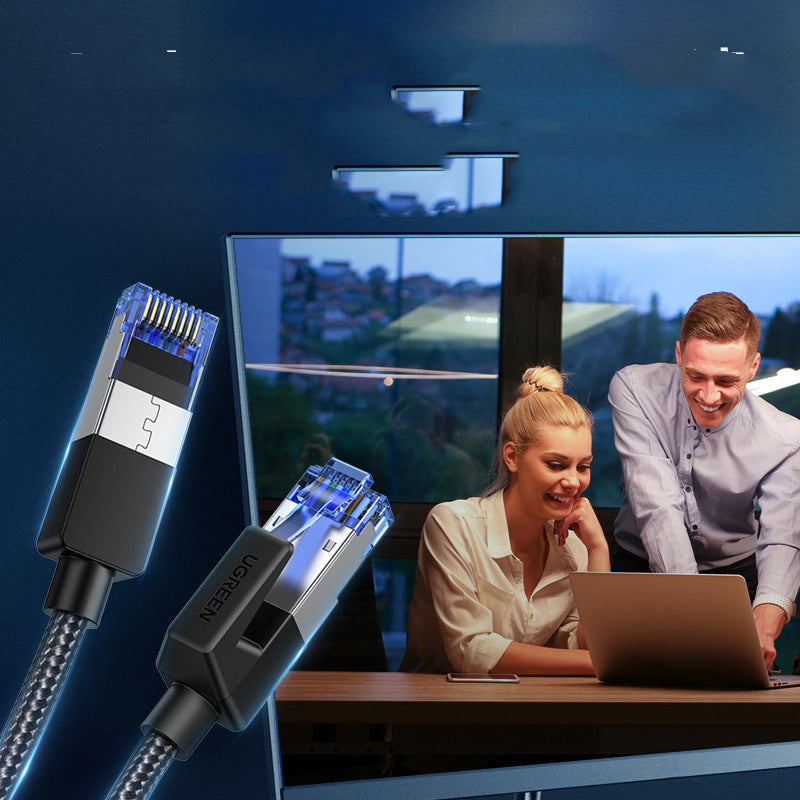 Huit types de câble réseau 10 Gigabit à large bande