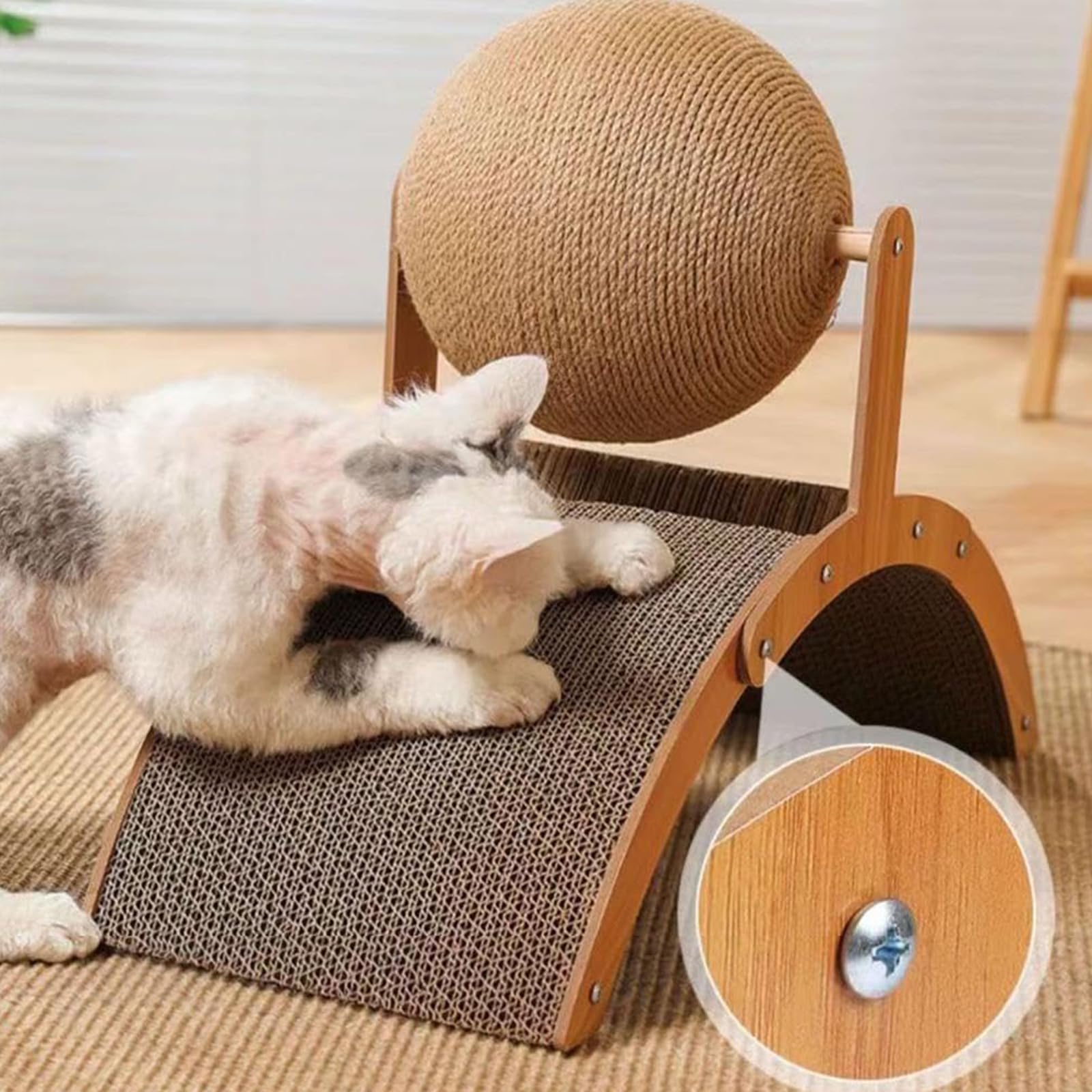 Éclat de chat à boules