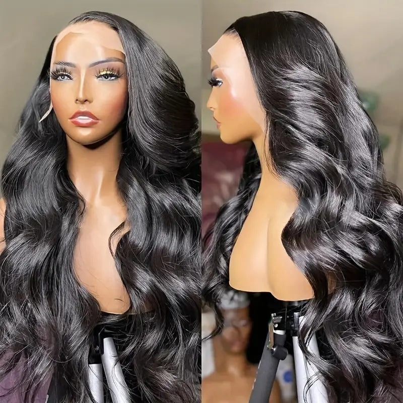 Fashion Lace devant Wavy Long Curly Cheveux Perruque femme