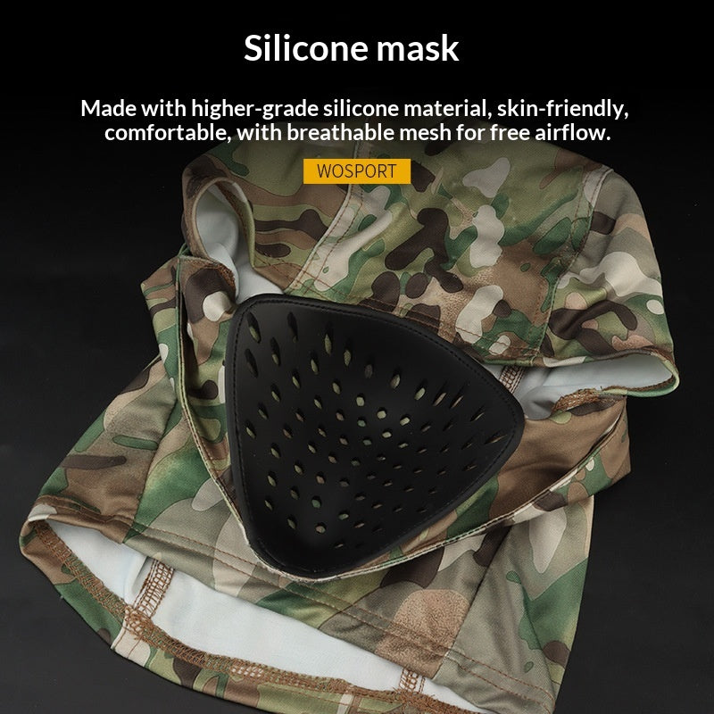 Simple WST Tactical Silicone Masque Headgear