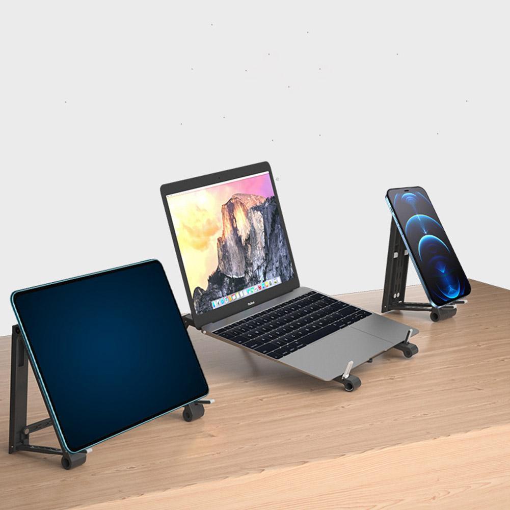 Étalonnage et pliage du support informatique multifonctionnel trois en un