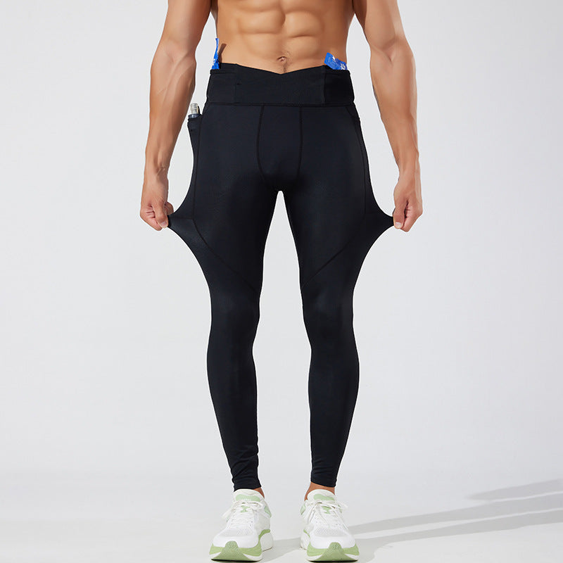 Pantalons de yoga de fitness unisexe Compression Leggings stretch