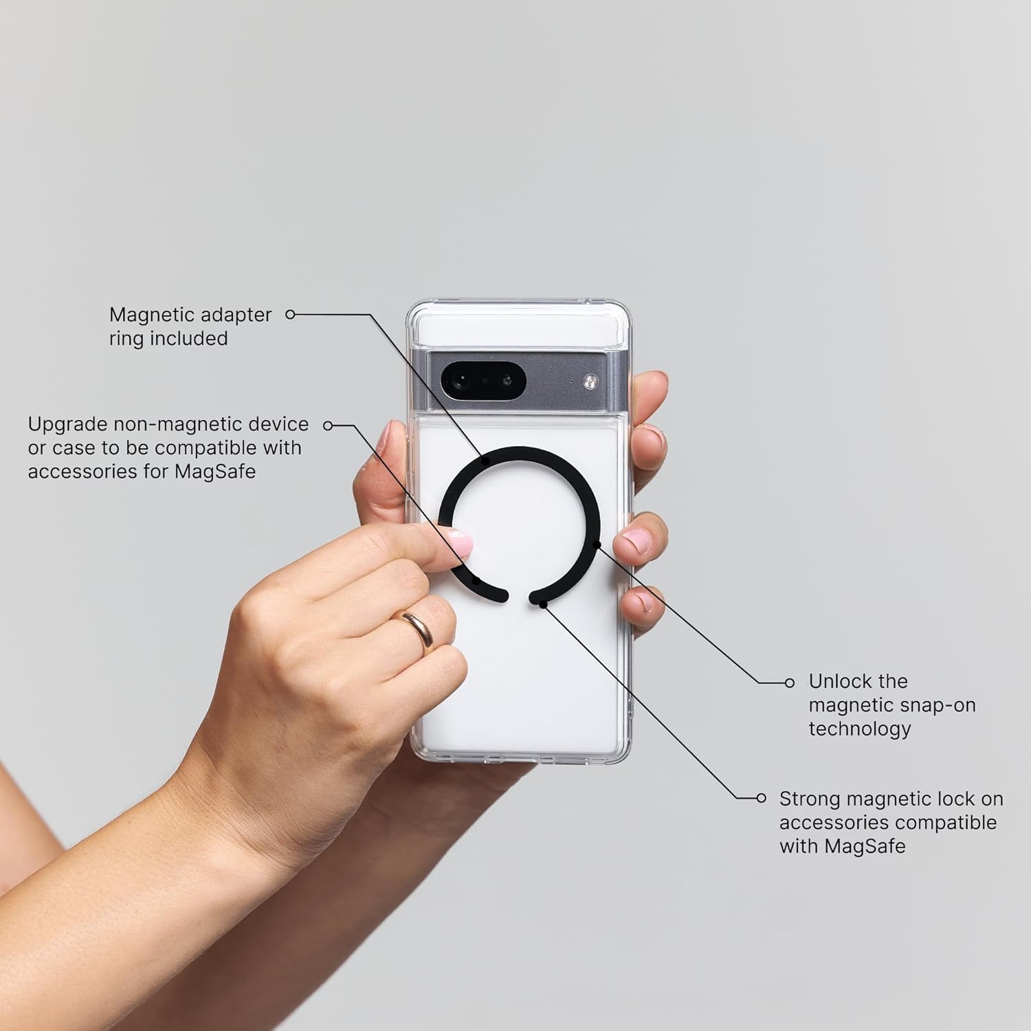 Support d'aspiration magnétique pour téléphone portable