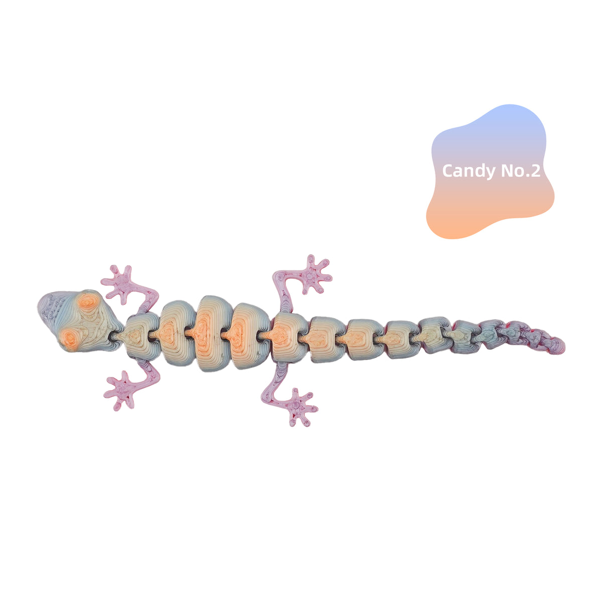 Jouet Gecko Fidget imprimé 3D