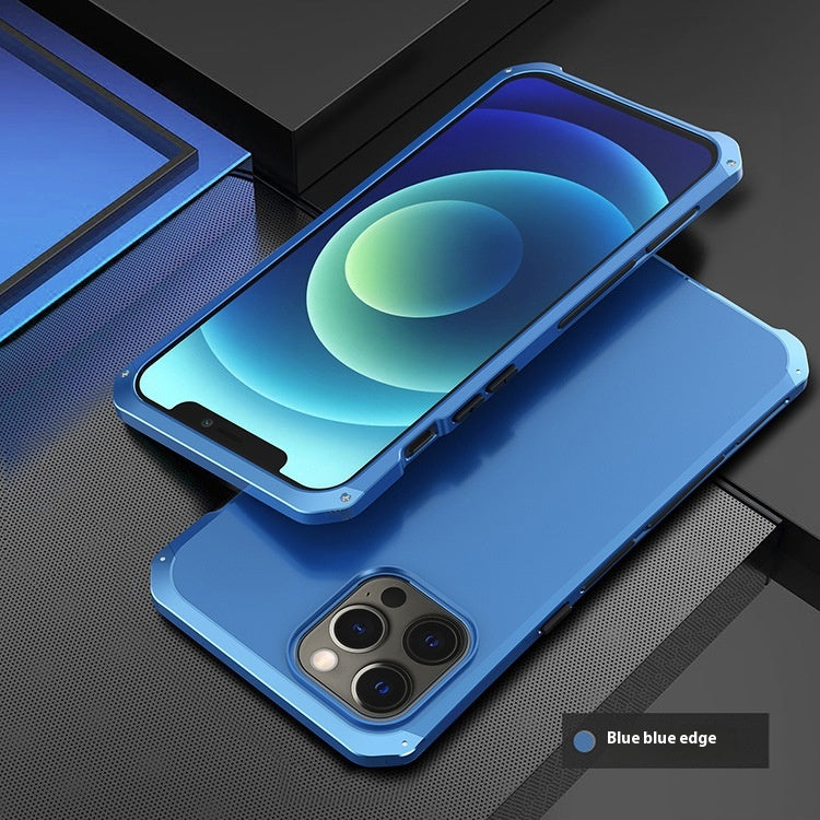 Étui de téléphone à vis métallique résistant à la chute