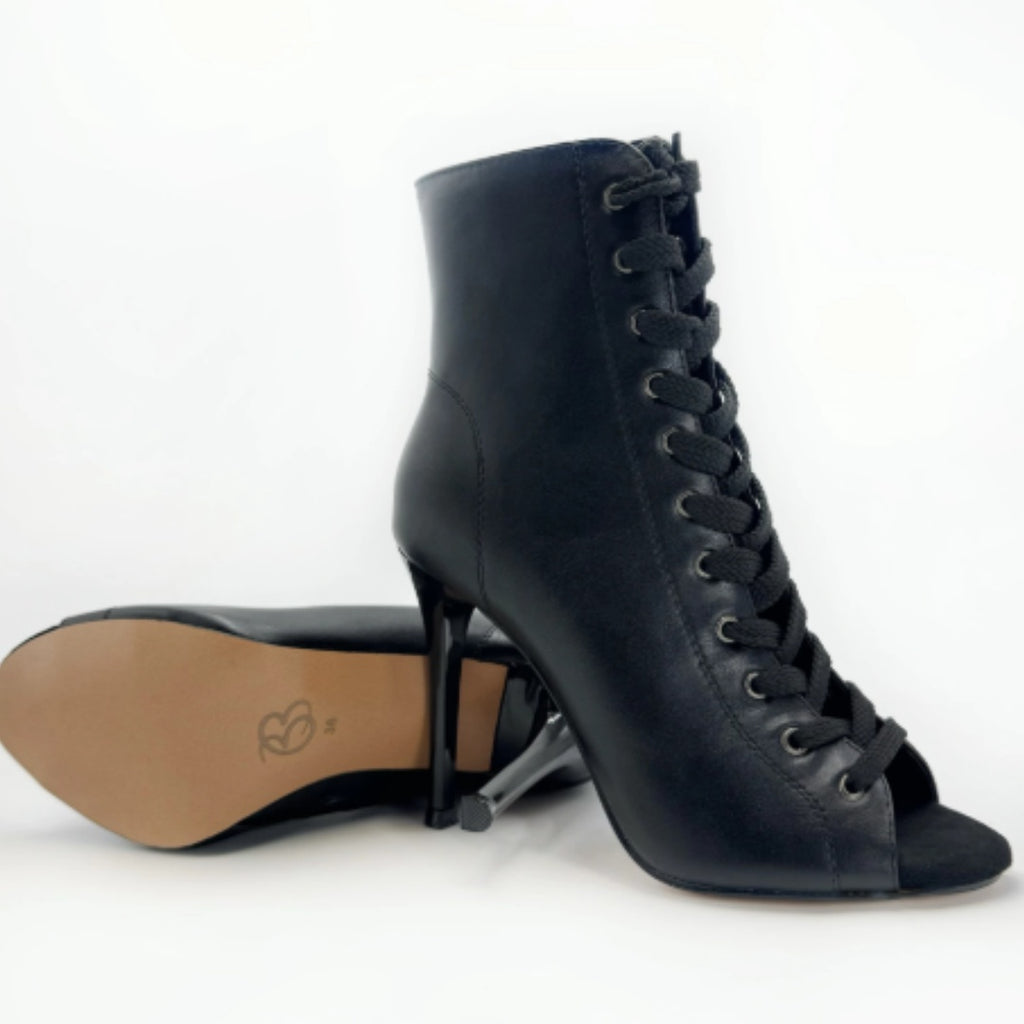 Talons hauts de style européen et américain pour les femmes avec des talons minces et des orteils sexy exposés