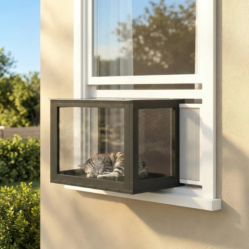 Catio Enclosure extérieure de chat25-41Maison extérieure de chat pour bain de soleil