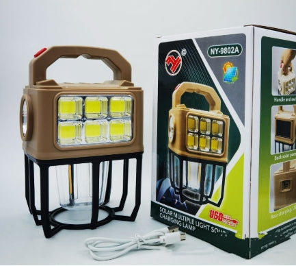 Solar Camping Portable Camping Lampe Extérieur Multifonctionnel Tente Lumière