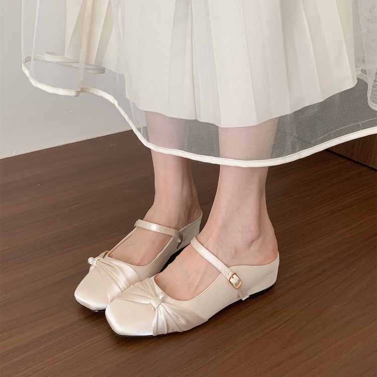 Femmes Style de fée française Mule Flats