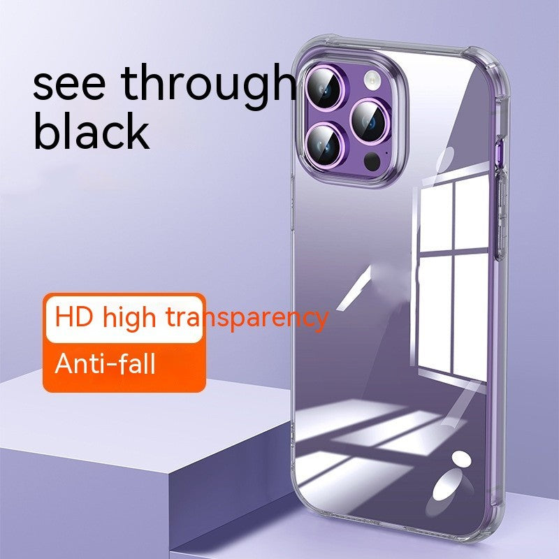 Cas transparent de protection contre les chutes de téléphone portable Shell