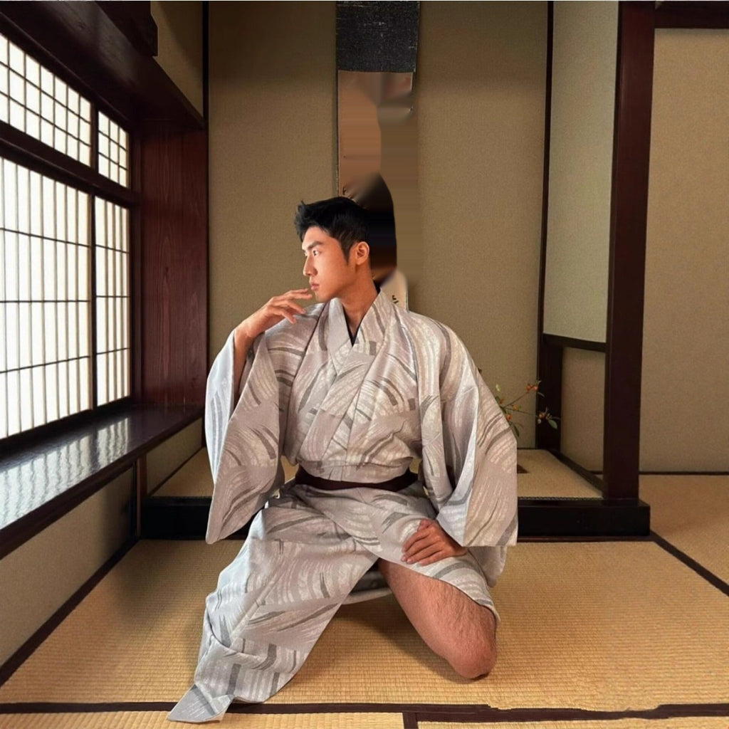 Men's formelle porter traditionnel japonais Kimono