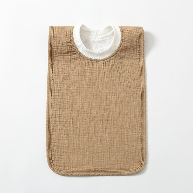 Grand bavoir de linge pour enfants qui résiste aux étourdissements
