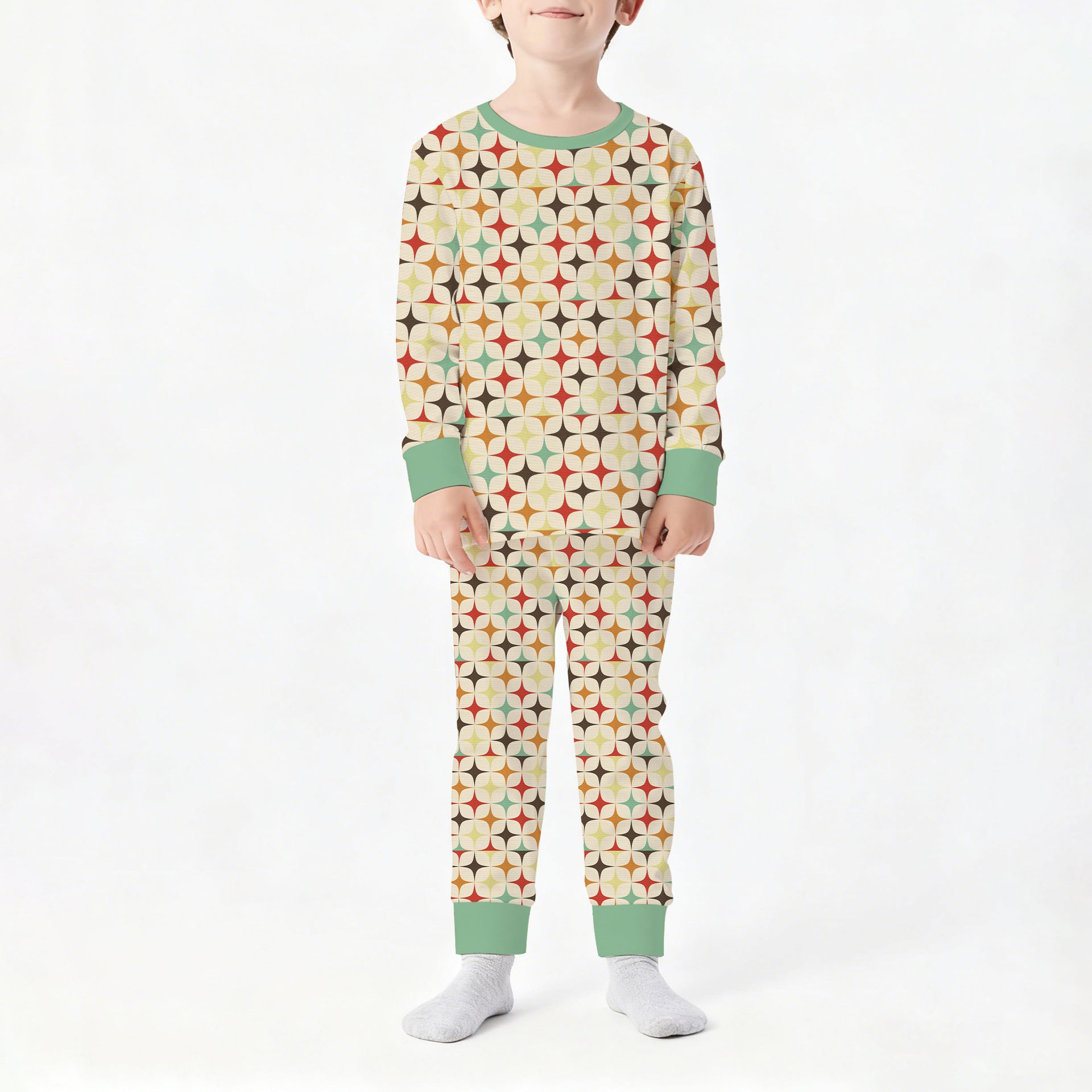 Ensemble de pajama de famille imprimé de Noël