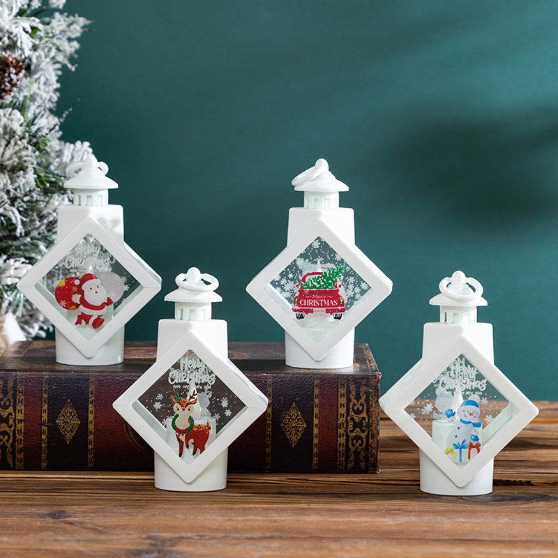 Fournitures de décoration de Noël Lampe à Vent Créative Scene Layout Props Party Desktop Decorati