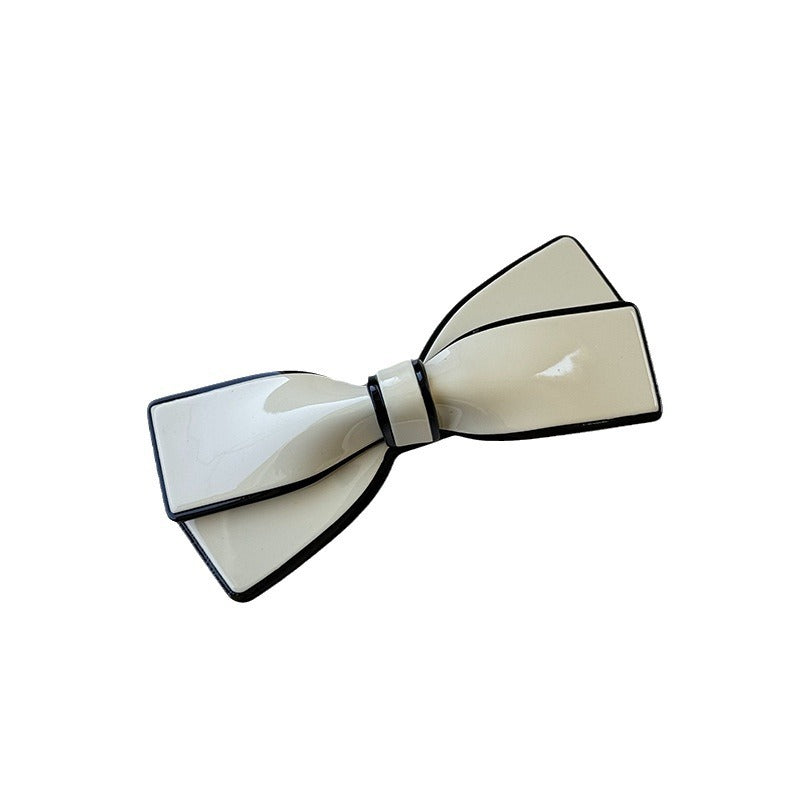 Camellia Bow Clip côté printemps épingle à cheveux femelle