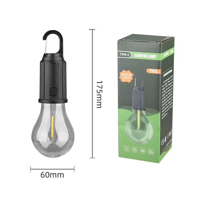 Éclairage d'ampoule solaire extérieure chaude