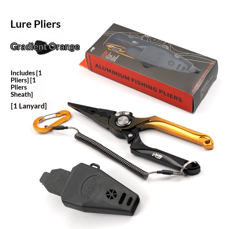 Pinces pliables multi-fonctionnelles à pinces à lure