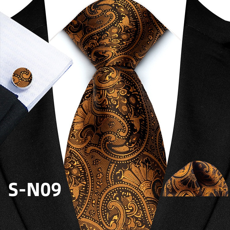 Business Hommes Tie formelle Set En stock Accessoires mode