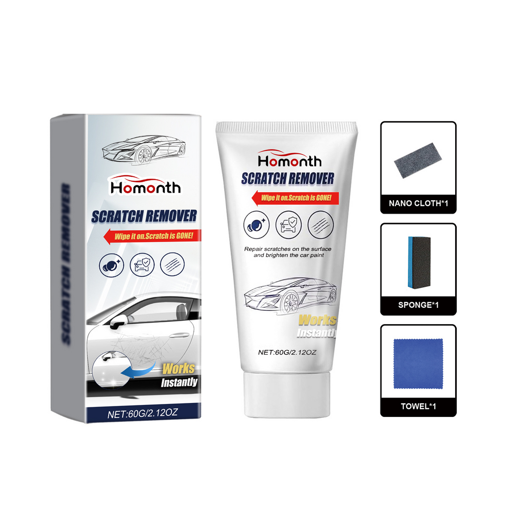 Kit de réparation de rayure de voiture - avec vêtements de nettoyage