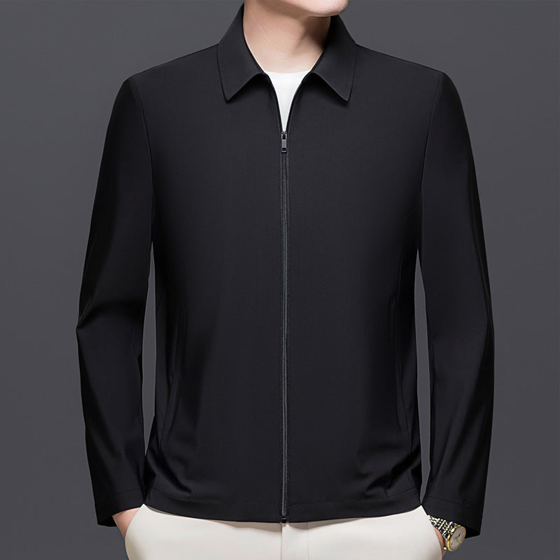 Veste de lapelle polyvalente pour hommes pour le printemps et l'automne