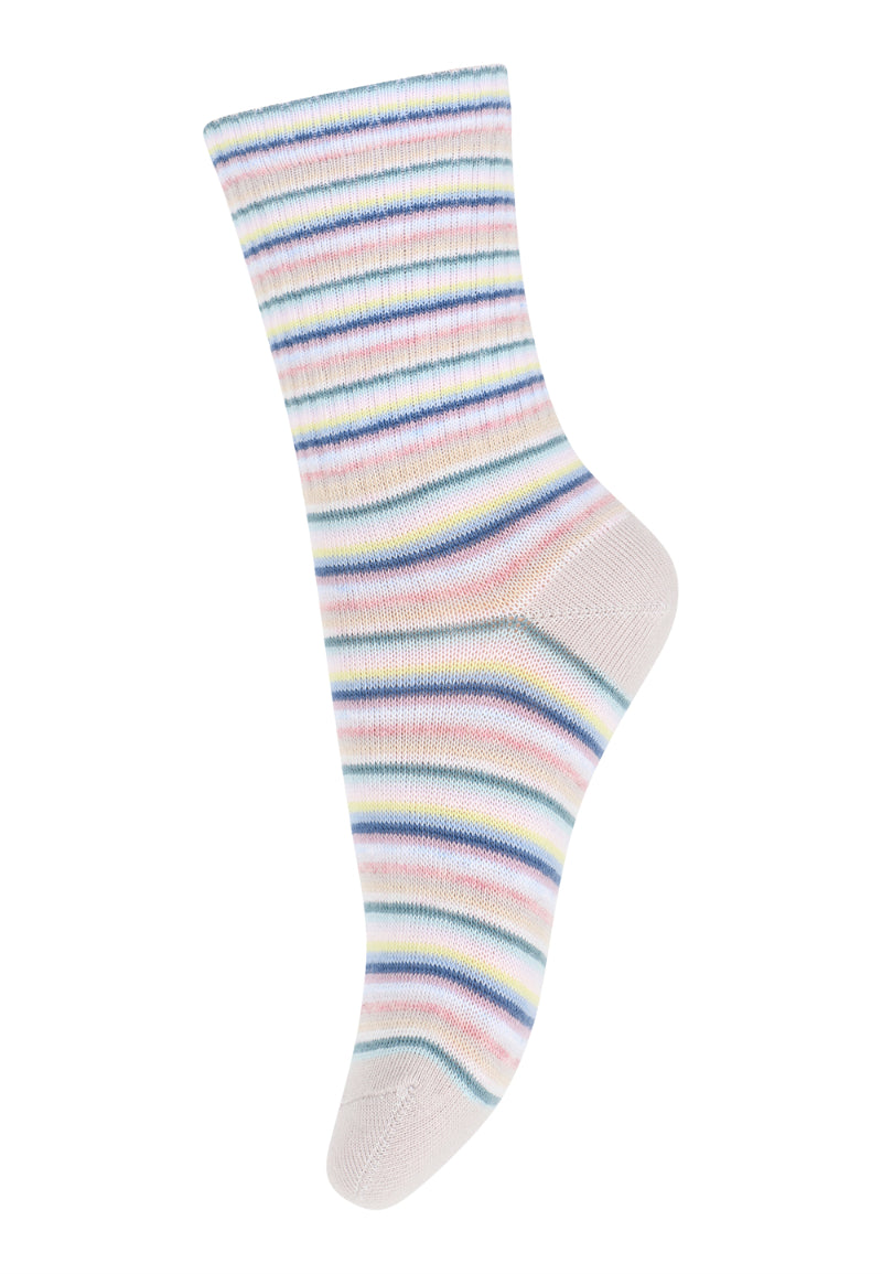 Chaussettes à cheville à mi-cuir rayées pour enfants pour garçons et filles