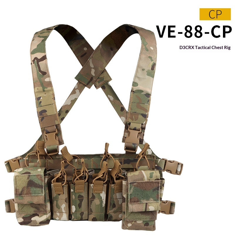 Camouflage Multi-fonctionnel Harnais de poitrine extensible avec pot de rangement accessoire