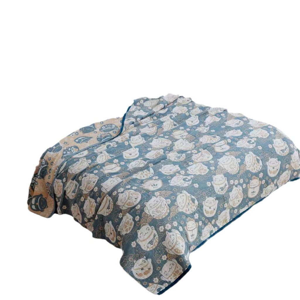 Couverture de serviette de gaze à cinq couches épaisse