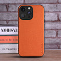 Coque de téléphone en tissu réel simple