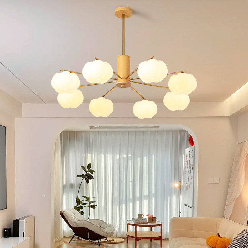 Log-style de couleur crème salon Chandelier pour usage domestique