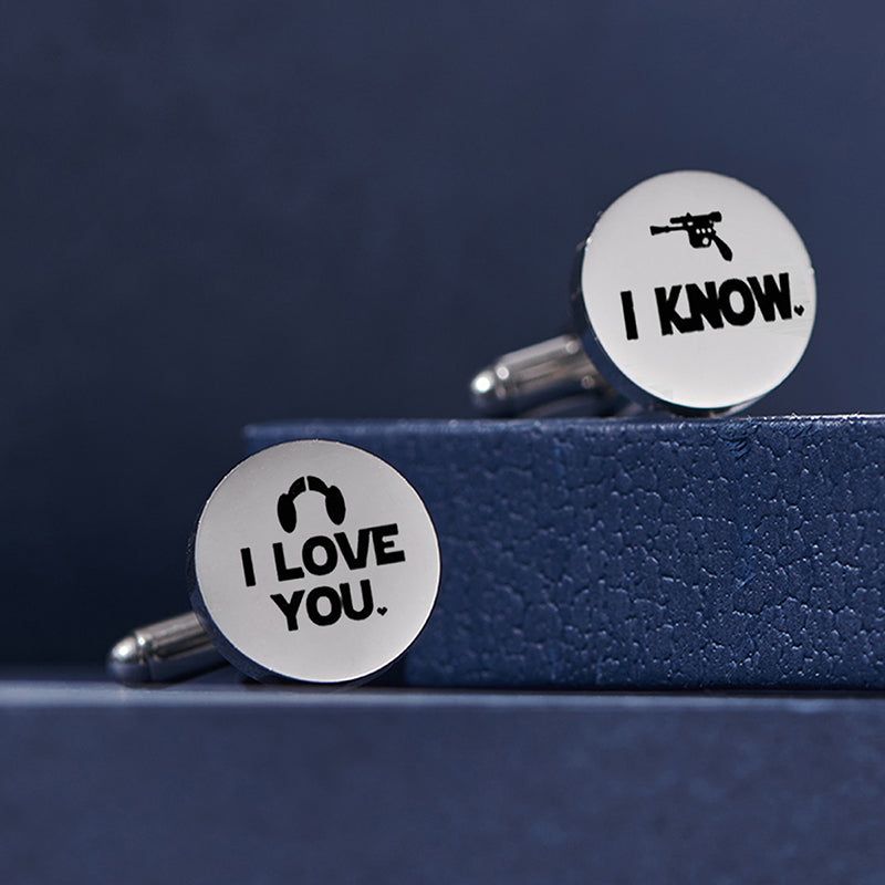 Nom personnalisé Date Acier inoxydable Boutons de manchette Personnalisé Liens de manchette pour hommes Mariage J
