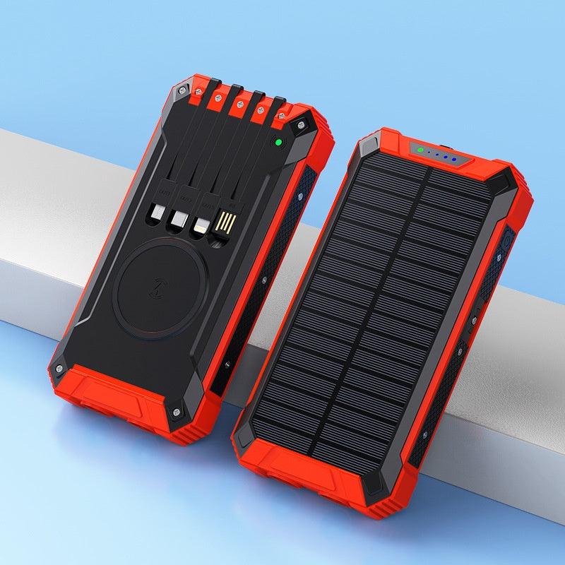 Outdoor Solar Wireless High-Capacity Power Bank