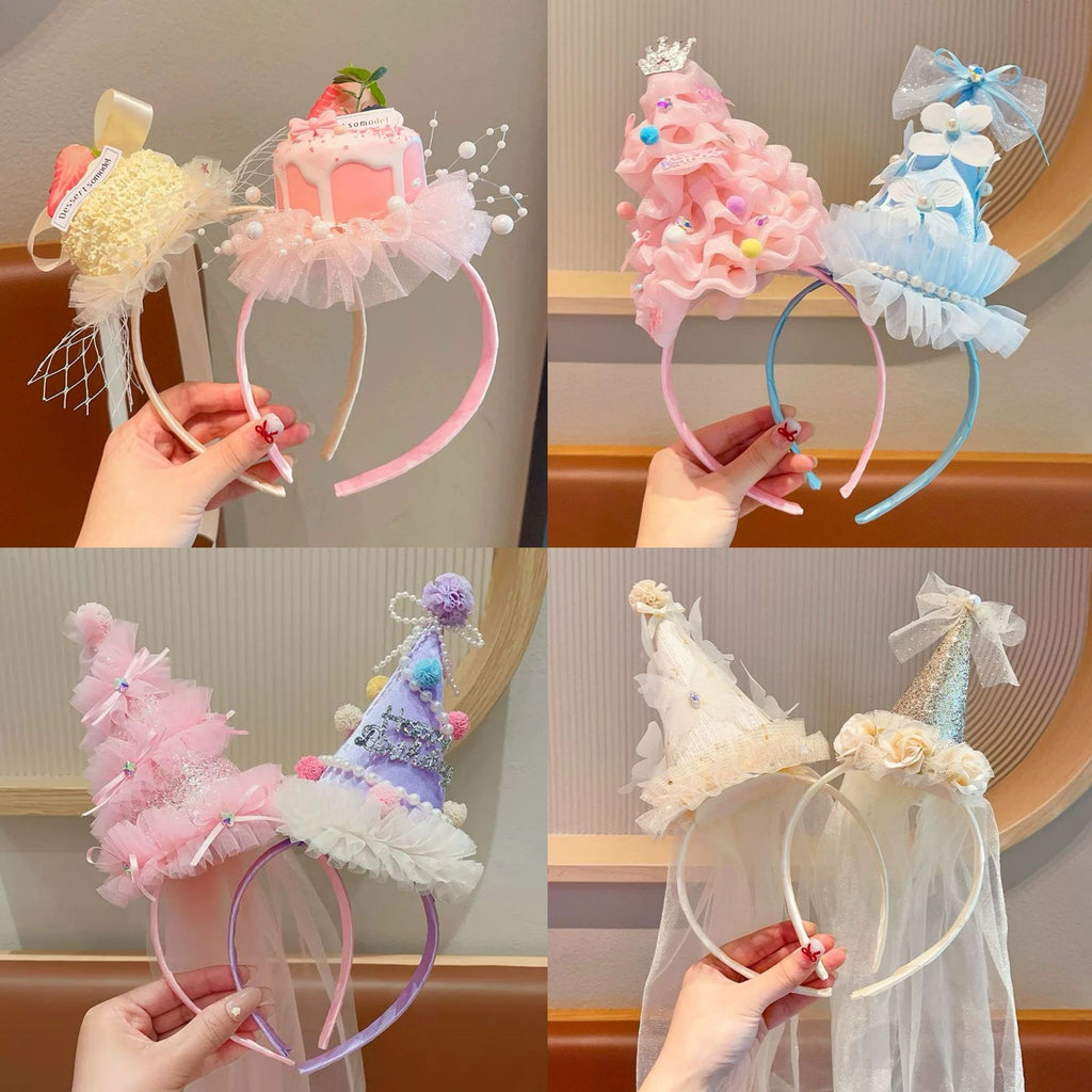 Cerise Cake Style Dentelle Coiffure