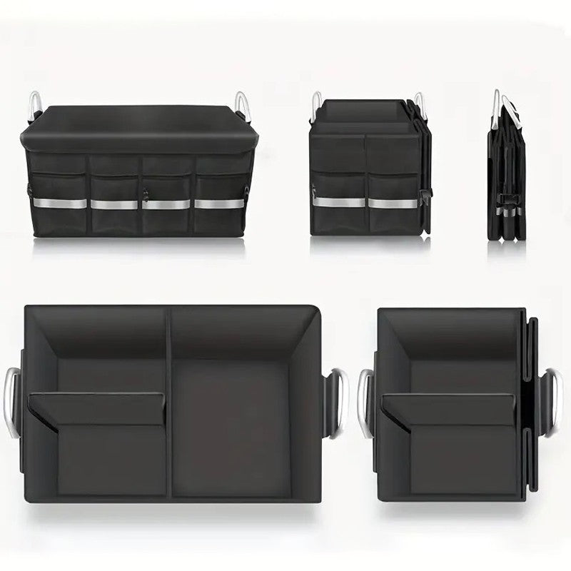Grand organisateur de boot de voiture lourd fonction pliable pliable boîte de coffre de rangement Tidy
