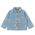 Lemon Manteau Desserré Vieille Suspendu Frosted Jupe de Veste de Bow