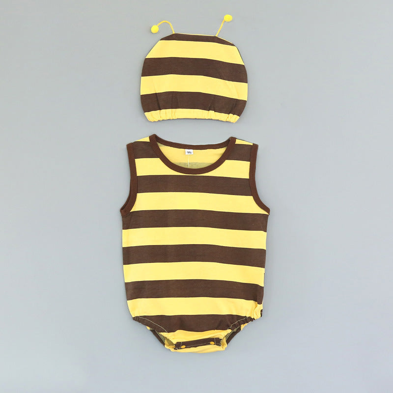 Été style mince Unisexe bébé une pièce combinaisons de corps