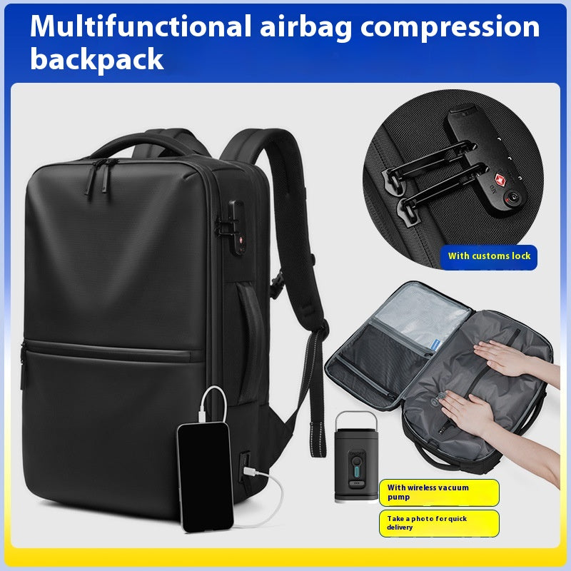 Sac à dos multifonctionnel pour hommes Compression sous vide Oxford Cloth Waterproof