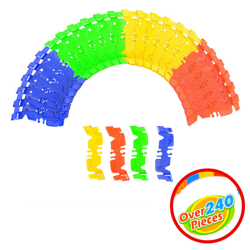 Jouets d'assemblage de bricolage de piste électrique pour enfants
