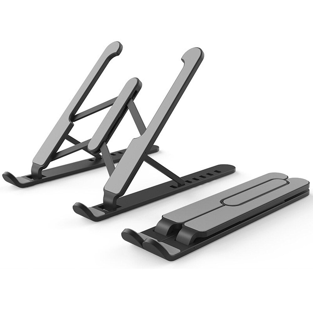 Support de support pour ordinateur portable antidérapant réglable Base Riser 6 Gears Hauteur Notebook Refroidissement