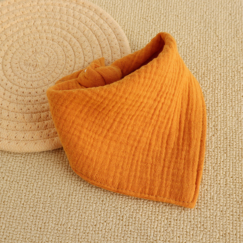Bandanas de chien beige couleur unie avec snap réglable bouton coton animal de mariage solide engagement