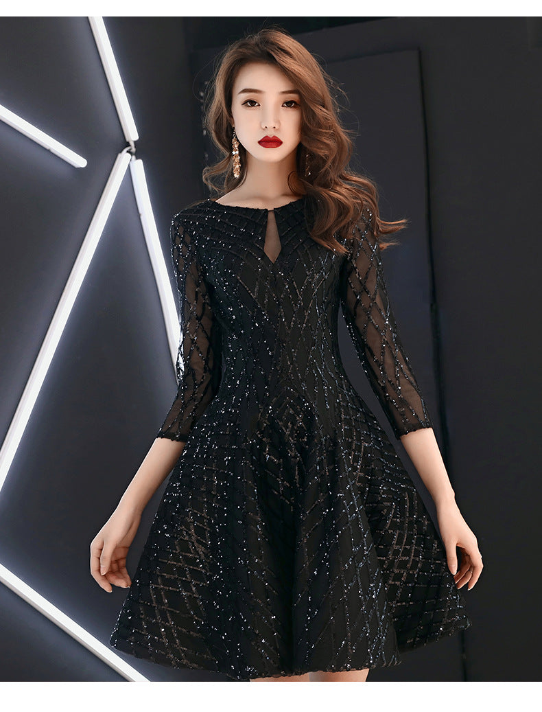 Soirée Cocktail Fête d'anniversaire Robe de Soirée Petite Robe Courte Socialite