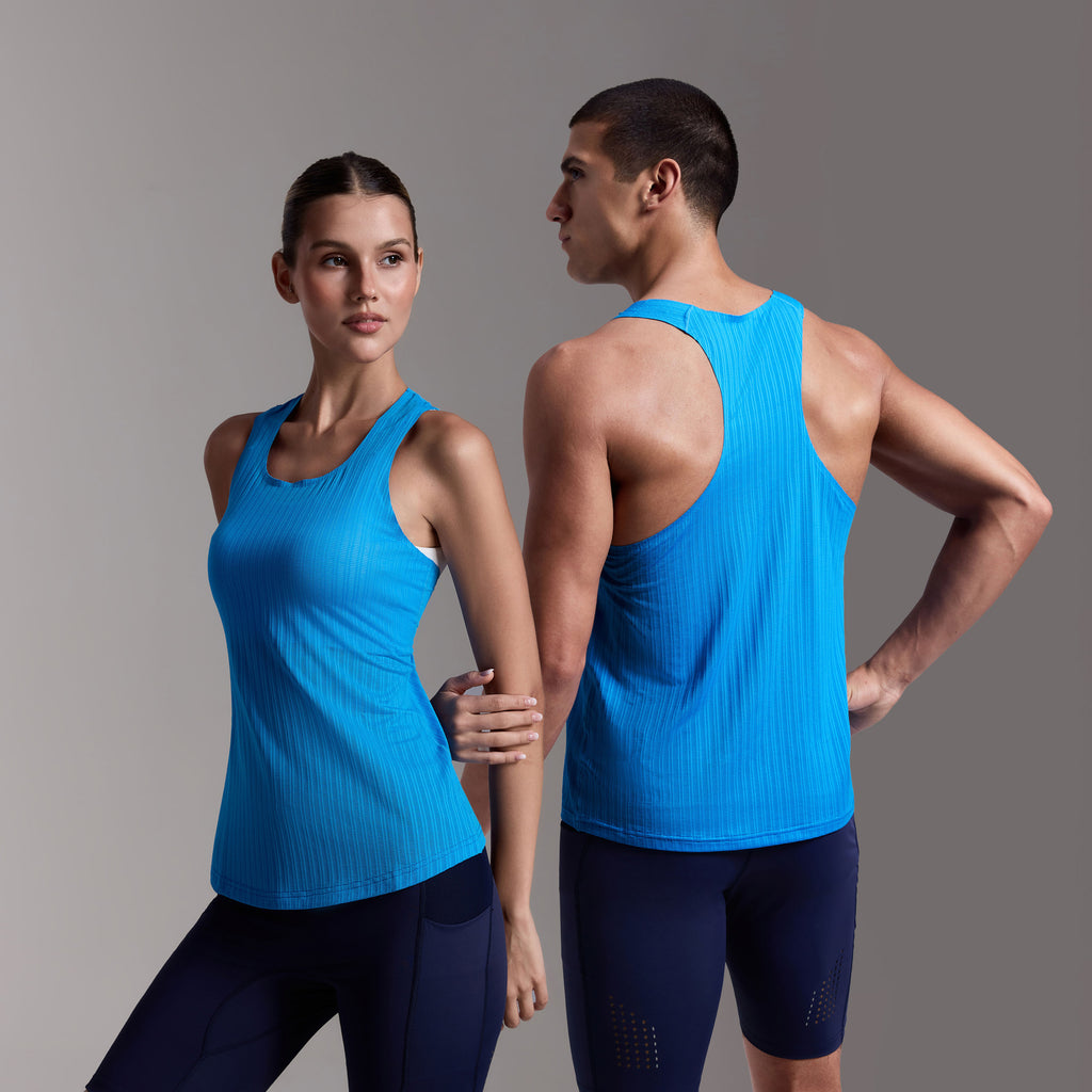 Hommes Solid-colore Athletic Casual Respirant Haut de réservoir à séchage rapide