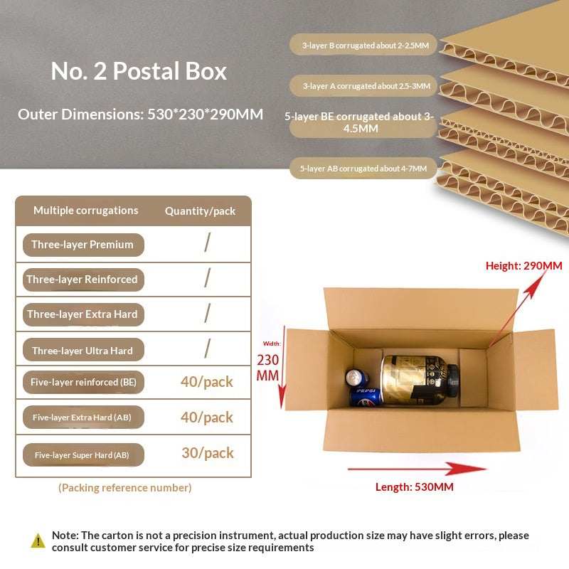 Boîte à papier pour la logistique extra dure