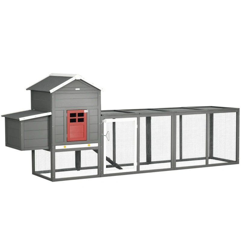 Coop de poulet extra grand avec toit en asphalte