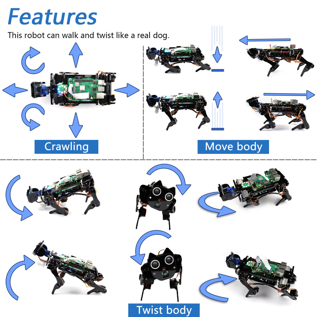 Raspberry Pi Robot Dog Reconnaissance du visage