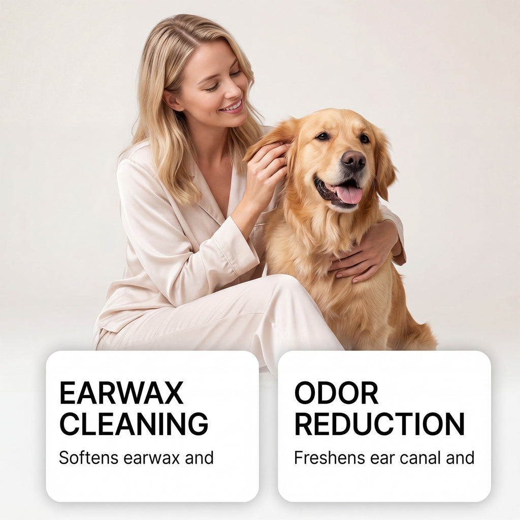 L'eau de nettoyage de l'oreille d'un animal de compagnie de Yegbong est rafraîchissante