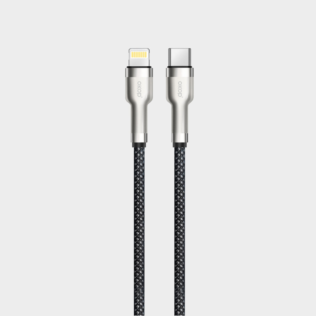 KP-318 Câble de données à charge rapide de 65W tressé Protection contre les surcharges durables Type-C Compatibl