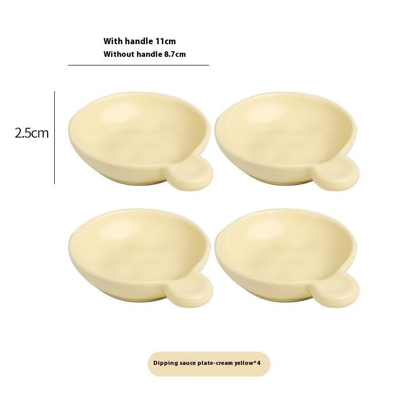 Disque de stockage Costume latéral Sauce de soja Sauce Vinegar Dish