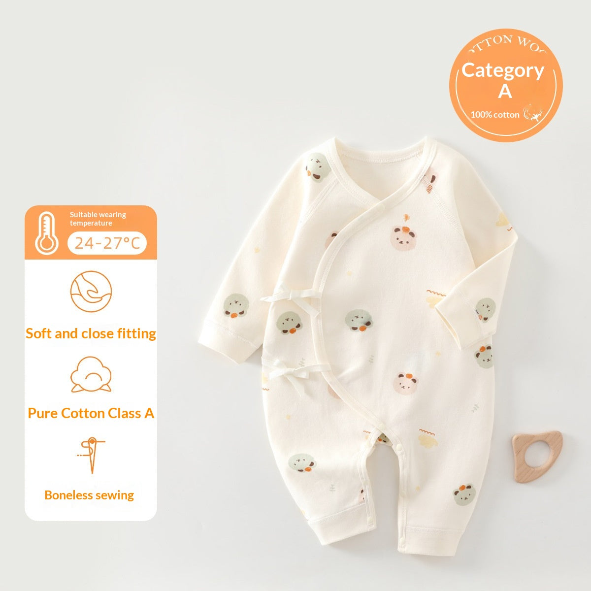 Vêtements pour bébés de style papillon à quatre saisons nouveau-nés