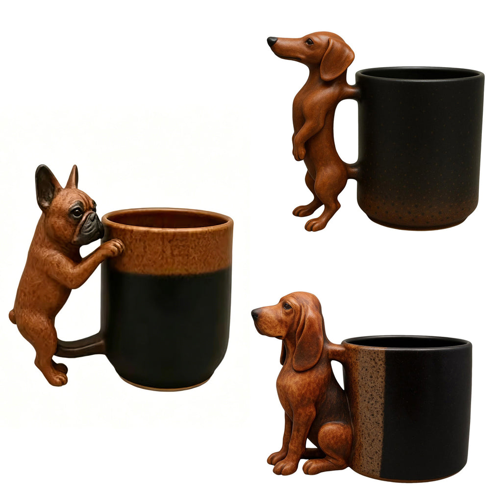 Mug 3D à la main Dachshund